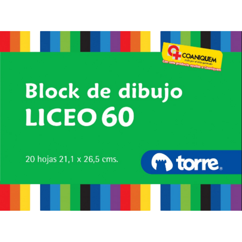 Block De Dibujo Liceo 60 Torre