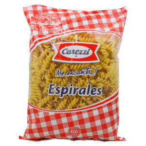 Fideos Espiral Carozzi 400 Gramos