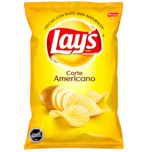 Papas Lays Fritas Corte Americano 330 Gramos