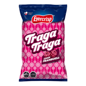 Suflés Traga Traga Frambuesa Evercrisp 200 Gramos