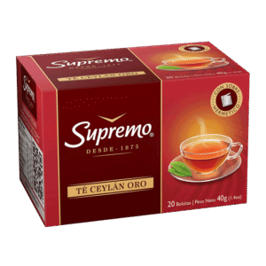 Té De 20 Bolsitas Supremo Golden Ceylán