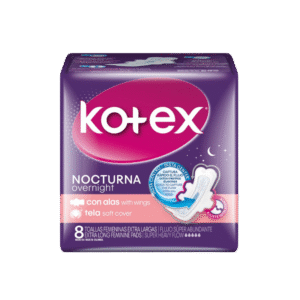 Toalla Higiénica Nocturna Kotex 8 Unidades